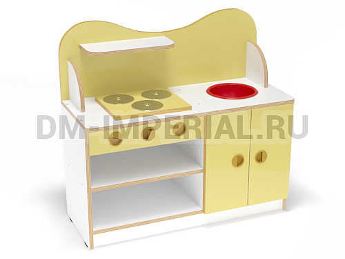 Оснащение детских садов, Игровая мебель, Кухня Малютка ИМ-045