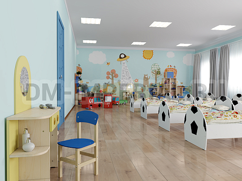 Оснащение детских садов, Игровая мебель, Трюмо Мальвина ИМ-013